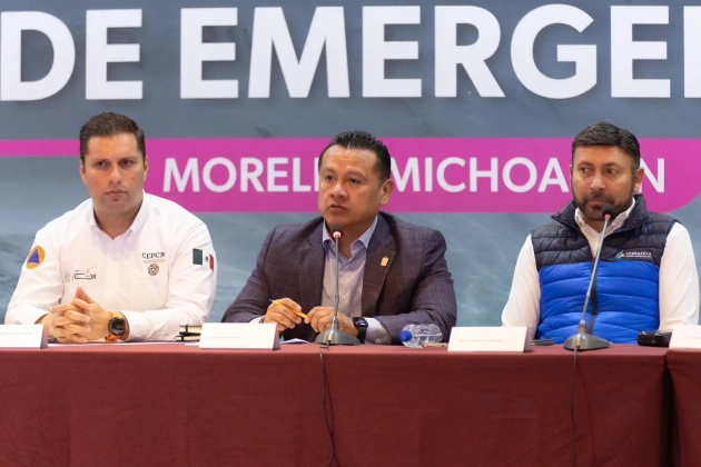 Gobierno de Michoacán instala Comité Estatal de Emergencias ante temporada de lluvias y ciclones 