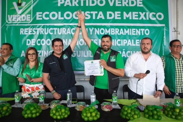 Reconoce Ernesto Núñez Aguilar el fortalecimiento del Partido Verde en Tierra Caliente 