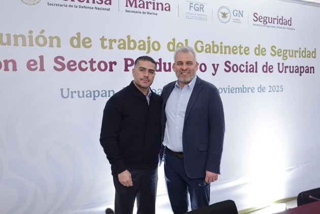 Reconoce Ramírez Bedolla coordinación y avances en detención de implicado en homicidio de Carlos Manzo