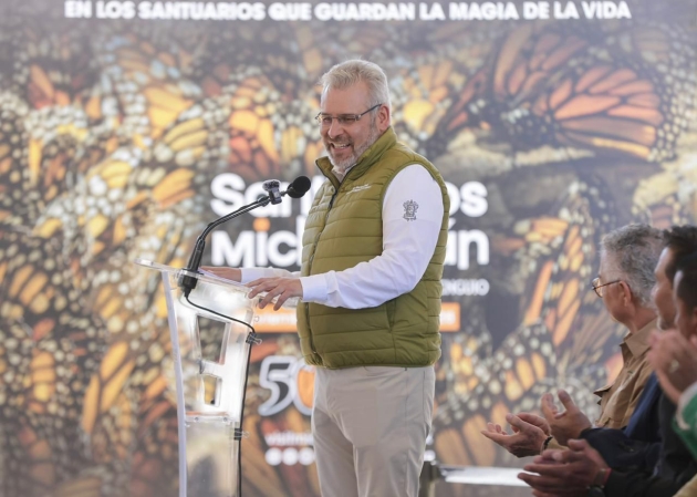 Abre Ramírez Bedolla santuarios de la Monarca; llama a EUA y Canadá a acciones de conservación 