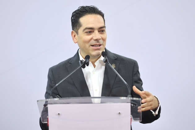 "El Distribuidor vial La Hielera en la recta final con el 87 % de avance": Rogelio Zarazúa 