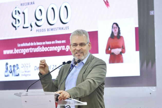 La Beca Gertrudis Bocanegra abatirá la deserción; apoyará a más de 98 mil universitarios en Michoacán: Alfredo Ramirez Bedolla 