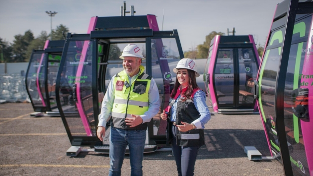 Montan primera cabina del teleférico de Morelia: Gladyz Butanda 