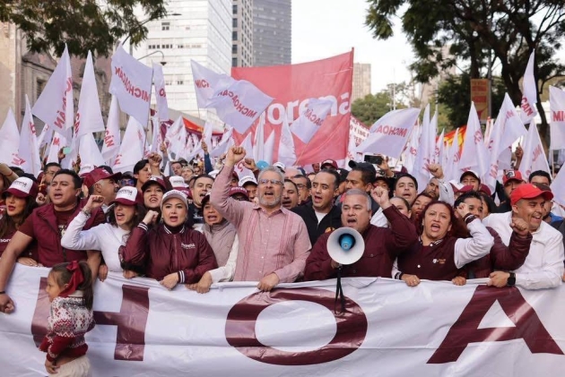 Un Zócalo lleno confirma el respaldo al proyecto de transformación: Jesús Mora 