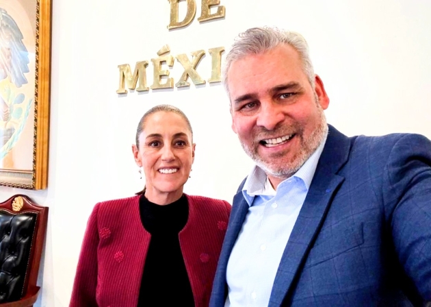 El Gobernador de Michoacán Alfredo Ramirez Bedolla asegura a Claudia Sheinbaum que el Plan Michoacán