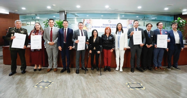 La CNDH entrega el "Premio Nacional de Buenas Prácticas en Derechos Humanos 2025" anuncia la Senadora Celeste Ascencio