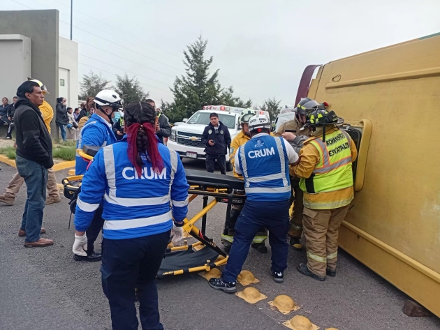 Brinda CRUM atención a lesionados tras accidente de camión en Morelia: SSM 