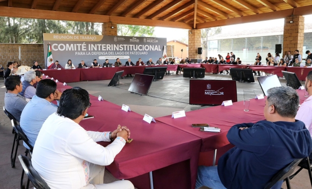 "Empleo temporal para el rescate del lago de Pátzcuaro se reactiva en marzo": Ramírez Bedolla