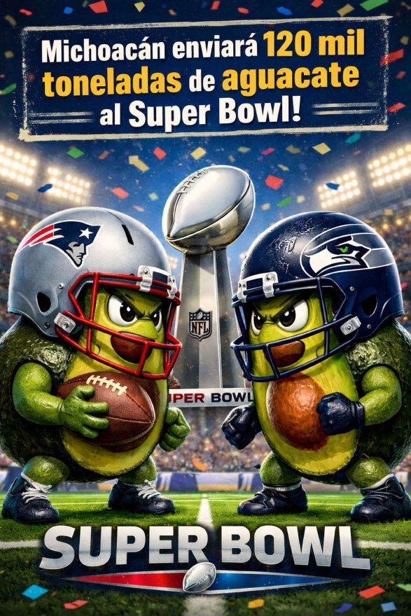 Michoacán enviará más de 120 mil toneladas de aguacate para el Super Bowl: Alfredo Ramirez Bedolla