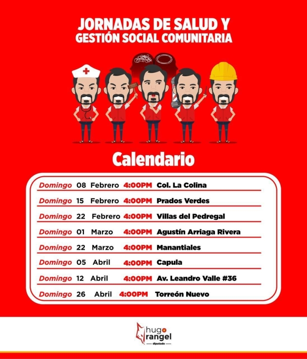 El Dip. Hugo Rangel del PT lleva servicios gratuitos y apoyos sociales a colonias de Morelia 