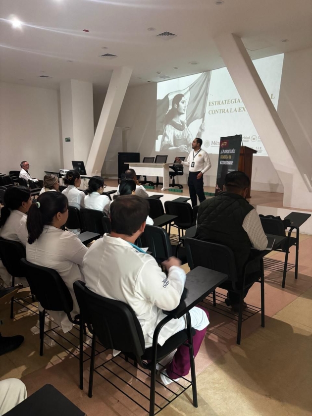 FGE fortalece acciones de prevención de la extorsión en Hospital Infantil de Michoacán