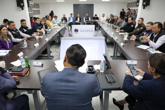 Carlos Torres Piña fortalece desde la FGE coordinación institucional para la búsqueda de personas en Michoacán