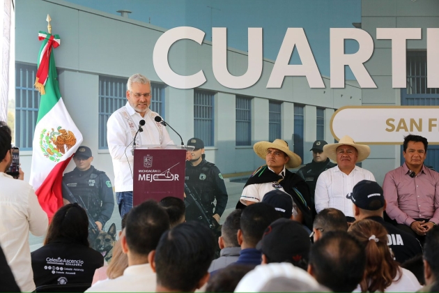 "El Cuartel Kuarichas, eje de capacitación y coordinación operativa para la Meseta Purépecha": ARB 