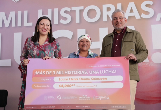 “No están solas”, alcanza Bedolla meta histórica de 3 mil mujeres apoyadas en su lucha contra el Cáncer