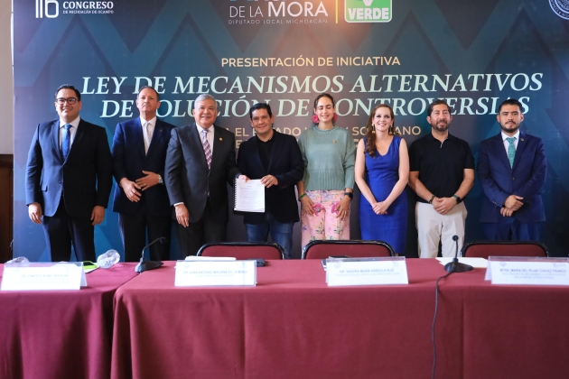 El Dip. Juan Antonio Magaña de la Mora Impulsa Ley para evitar Juicios largos y fortalecer la Solución Pacífica de Conflictos