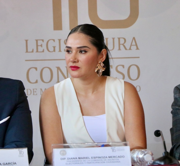 "La Reforma electoral debe hacerse en consenso y diálogo democrático": Dip. Diana Espinoza 