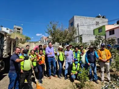 En Morelia  Realizan jornada integral en colaboración con vecinos del fraccionamiento Ario 1815 