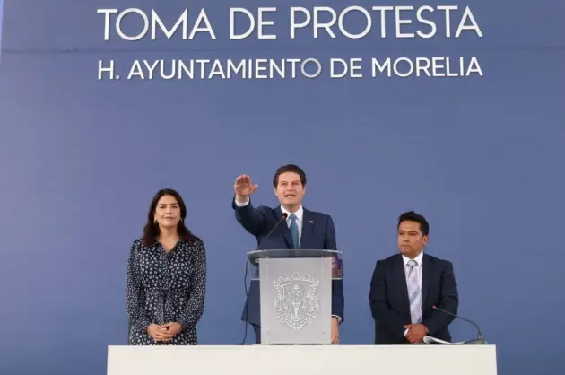 Alfonso Martínez, rinde protesta como Presidente Municipal de Morelia 2024-2027 
