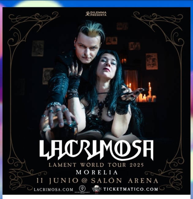 Lacrimosa la Icónica Banda Alemana Regresa a Morelia  