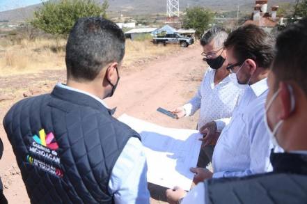 Supervisa SSP zonas para construcción de cuarteles de la Policía Michoacán en regiones Zamora y La Piedad 