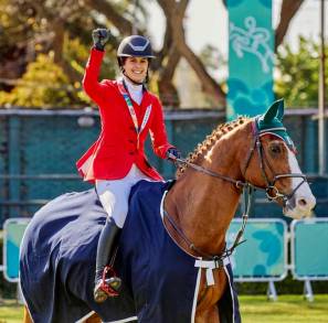 Nicole Meyer, la joven amazona que brilló con el oro en Buenos Aires 2018 poniendo en alto a México