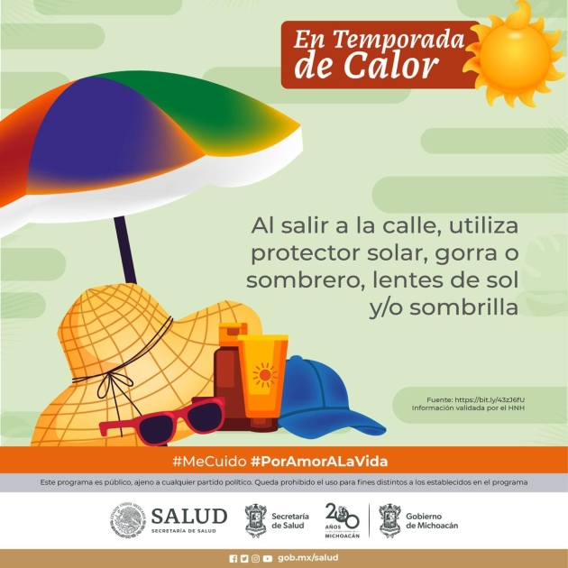 SSM emite recomendaciones por onda de calor que afecta a Michoacán 