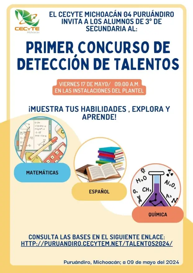 ¿Eres bueno en Matemáticas, Química o Español? El Cecytem te está buscando 