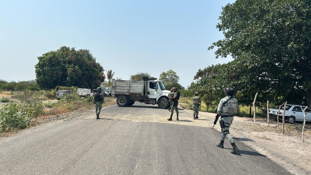 Restablecen circulación en tramo La Ruana-Punta de Agua, militares, GN y SSP 