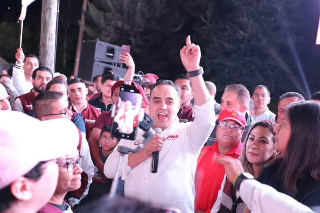 La fuerza guinda está en movimiento; ya no podrán frenar la transformación de Michoacán: JP Celis    