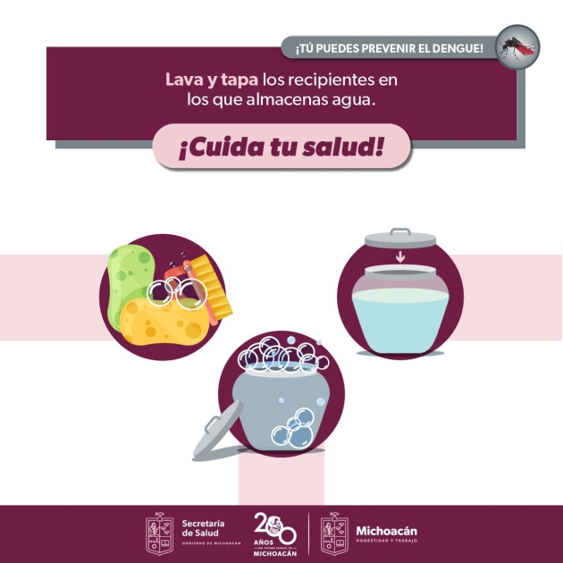 En temporada de lluvias mantén estas medidas para prevenir el dengue  