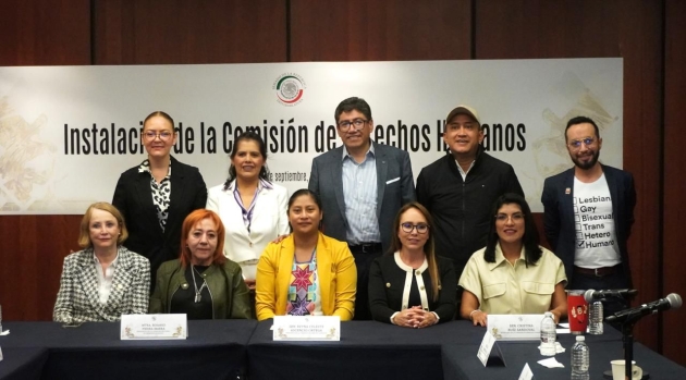 Encabeza Celeste Ascencio instalación de la Comisión de Derechos Humanos en el Senado 