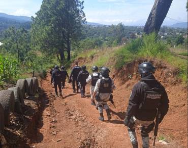 Guardias Civil y Nacional con presencia constante en Uruapan y sus alrededores 