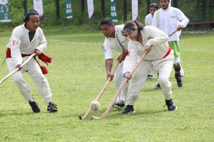 Figura Michoacán en el arranque del Encuentro Nacional Deportivo Indígena 2022  de  Oaxtepec, Morelos 