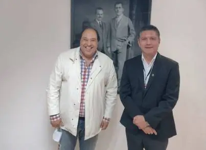 RECTOR DE LA UMSNH SOSTIENE REUNIÃ“N CON JEFE DE ASESORES DE PRESIDENCIA DE LA REPÃšBLICA LÃZARO CÃRDENAS BATEL  