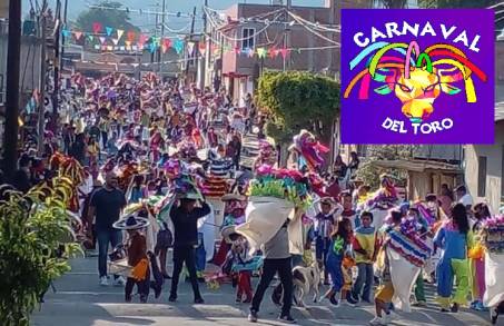 Carnaval del Torito 2023 en Ziráhuato, municipio de Zitácuaro      