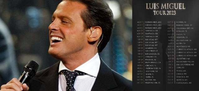 Â¡Luis Miguel anuncia gira de su Tour 2023, en Morelia Concertará el 15 de Diciembre!