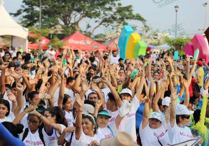 Reto de Peso buen evento de actividades físicas  que estimulan la salud y fomento del deporte en los michoacanos