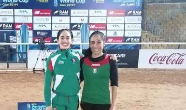 Clasifican Tamara Vega y Mayan Oliver a la final en la Copa del Mundo de Egipto