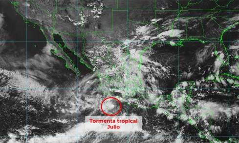 Alerta: Se formó tormenta tropical Julio y afectará Guerrero, Oaxaca y Michoacán