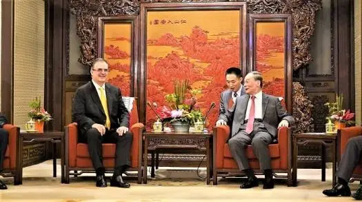 El canciller Marcelo Ebrard inicia visita de trabajo a China