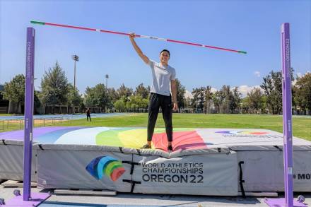 Erick Portillo afina su salto en primer ciclo olímpico de su carrera 