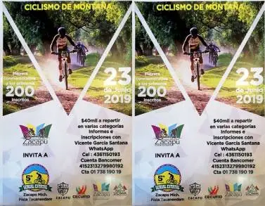 5Âº Serial Estatal de Ciclismo de Montaña En Zacapu Michoacán